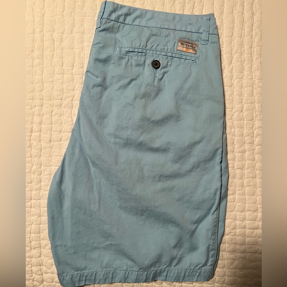 Quicksilver baby blue shorts